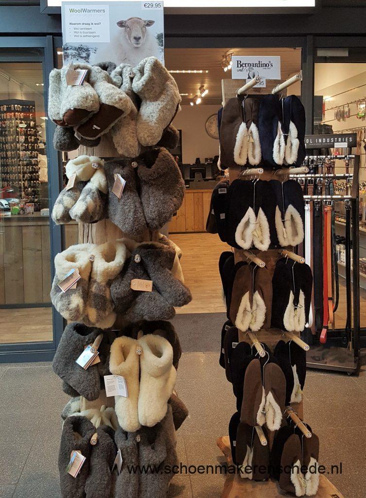 Woolwarmers en Spaanse sloffen Warme sloffen