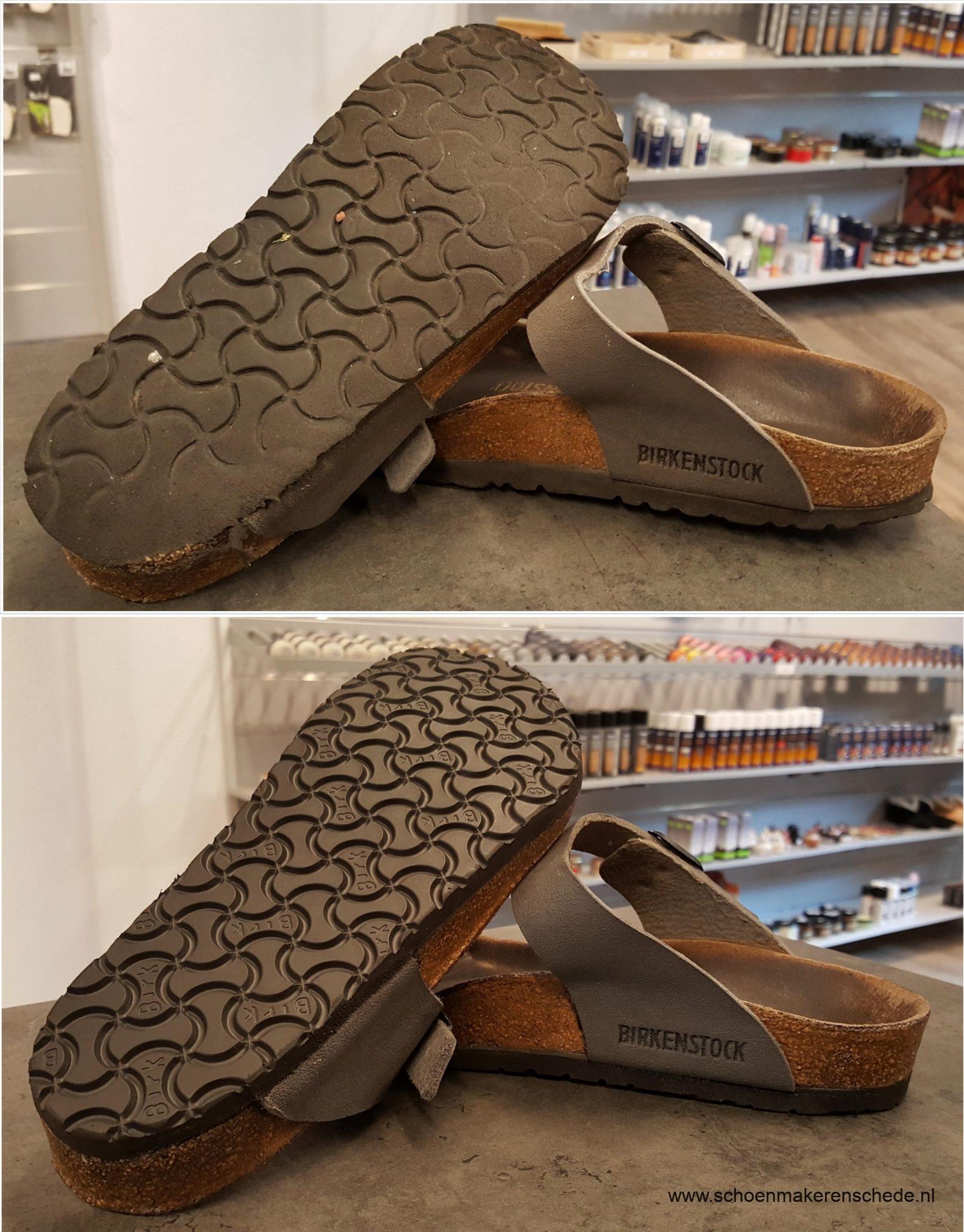 Kapitein Brie Mooie vrouw Uluru Sandalen of slippers nieuwe zolen – Schoenmaker Enschede