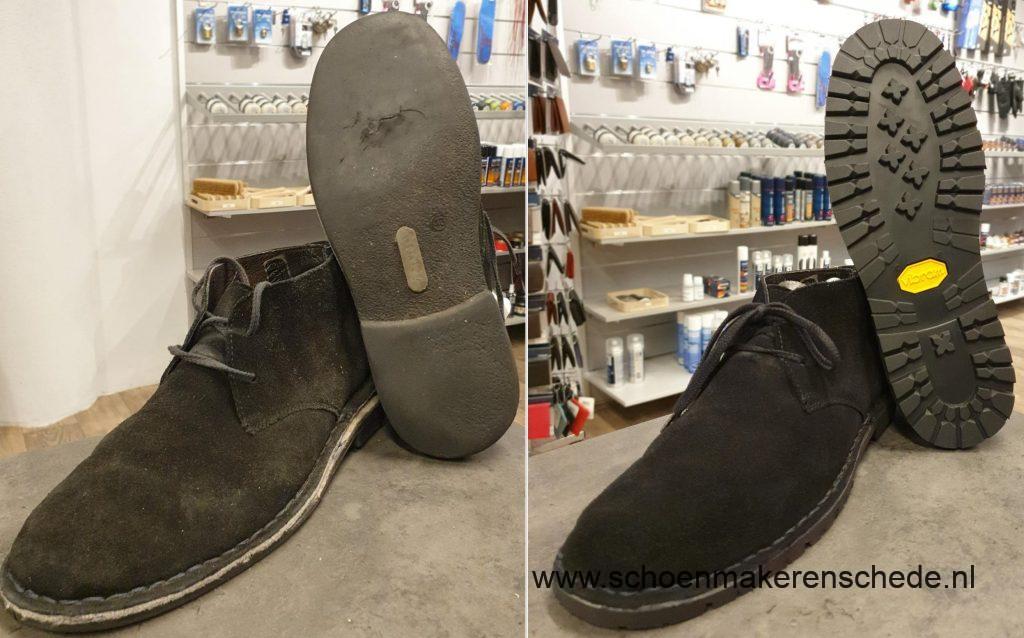 Schoenmaker Enschede - Clarks nieuwe zolen