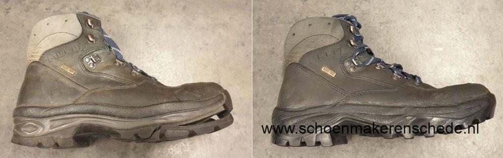 Schoenmaker Enschede - Meindl wandelschoenen nieuwe zolen